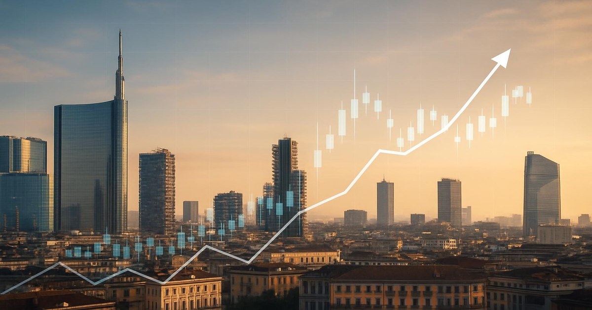 Apprezzabile rialzo della Borsa di Milano