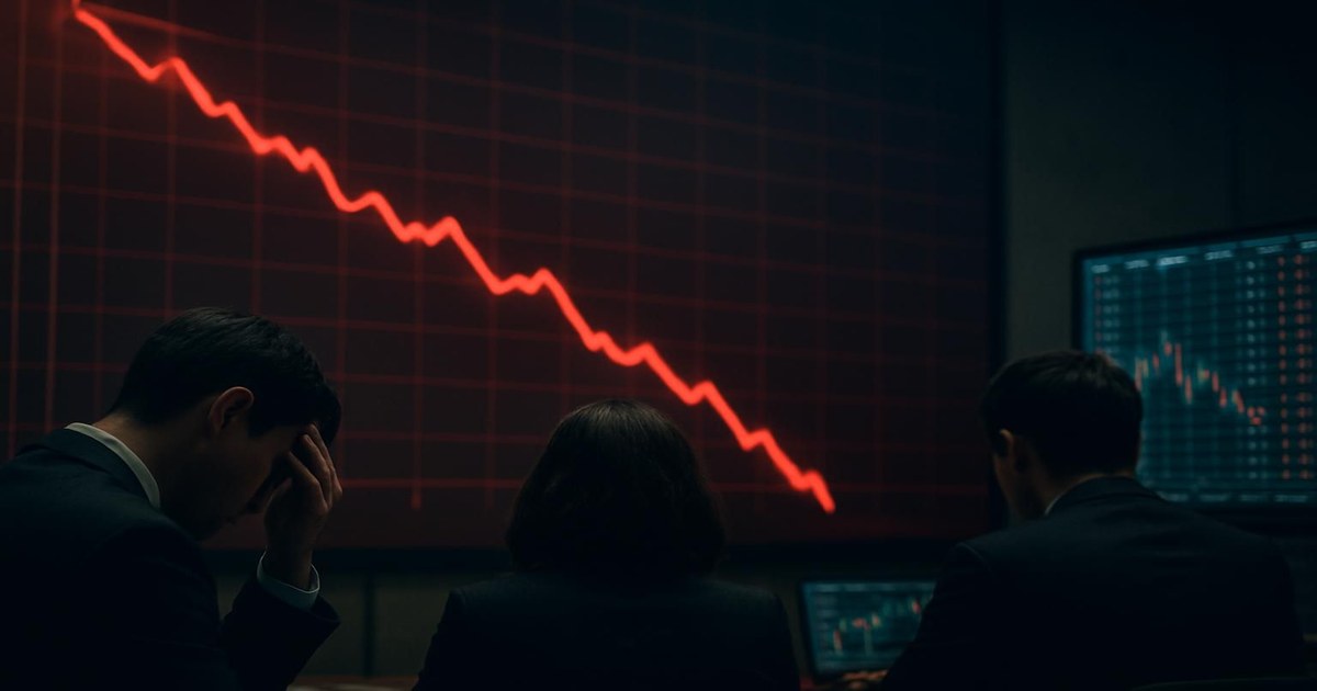 crollo storico della borsa a Seul