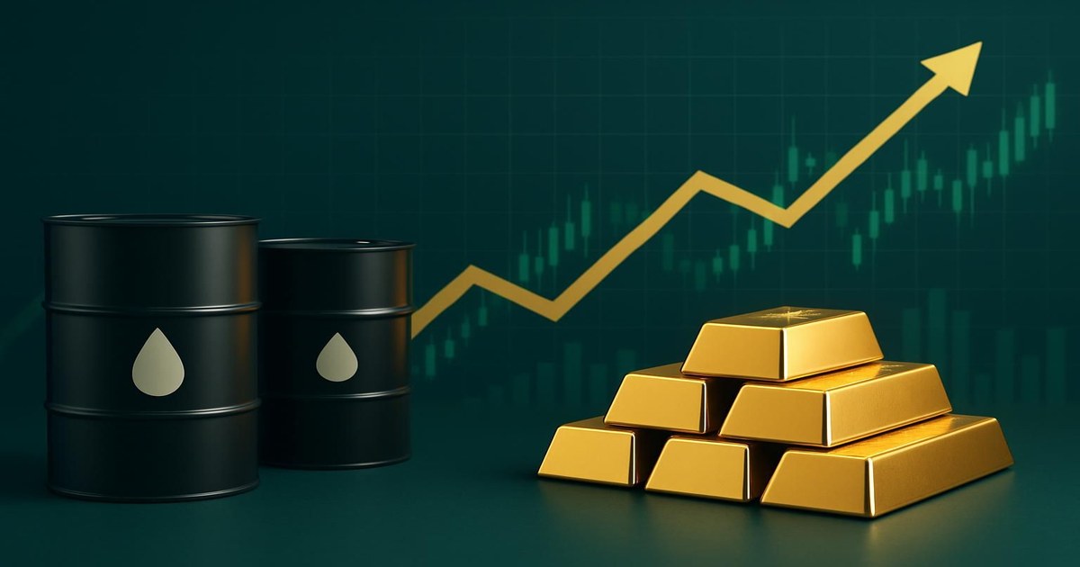 Petrolio e oro in rialzo